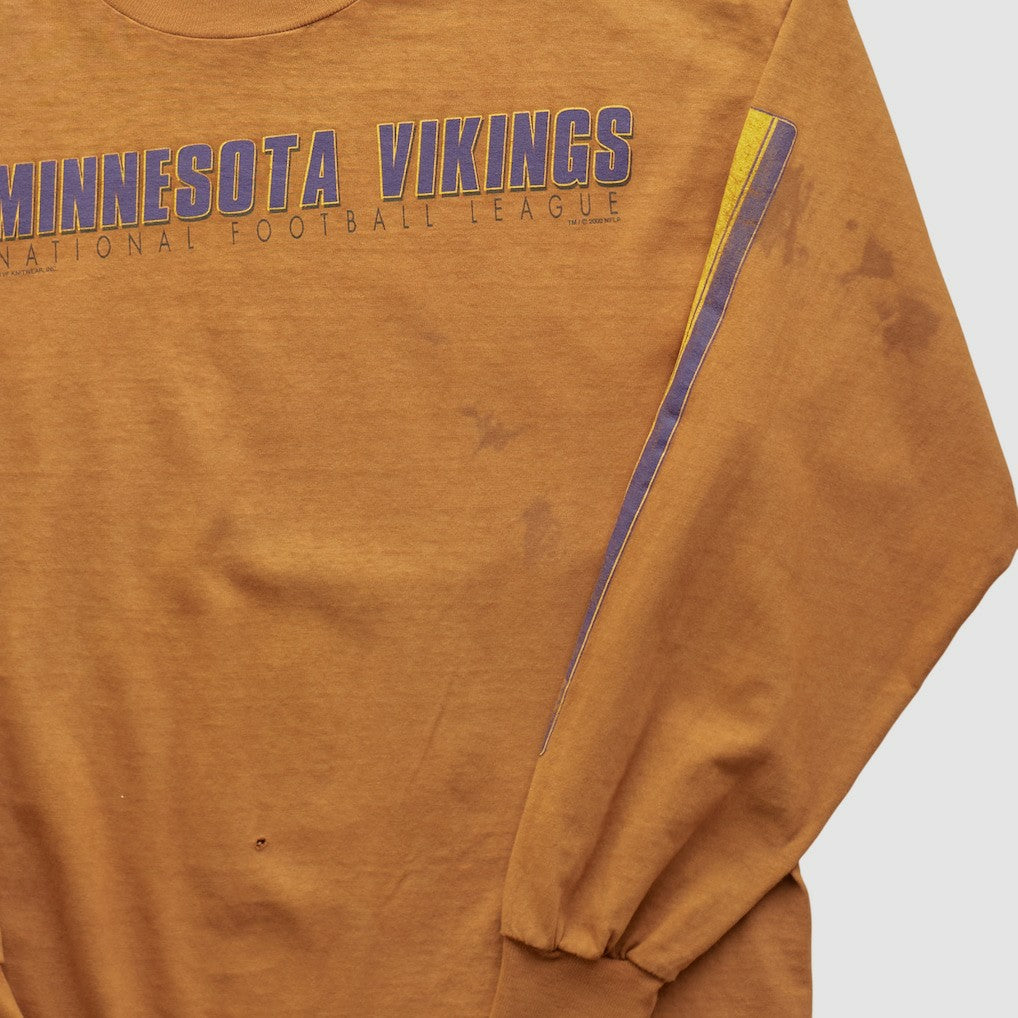 Lee Apparel 2000s Long Sleeve T-shirt - Minnesota Vikings T-shirts
