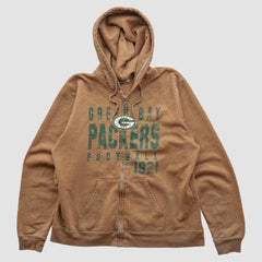 NFL 2000s Hooded Full Zip Sweatshirt - Green Bay Packers Sweatshirts