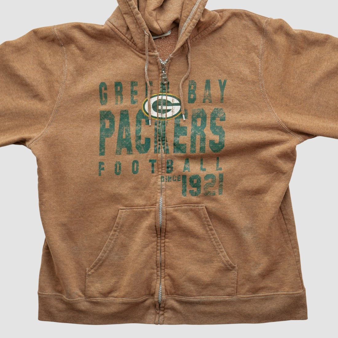 NFL 2000s Hooded Full Zip Sweatshirt - Green Bay Packers Sweatshirts