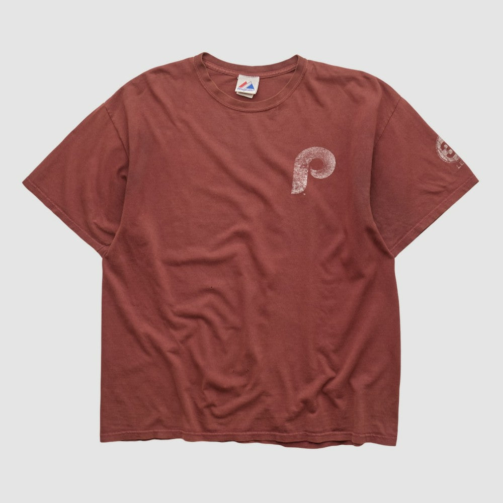 Maroon Philadelphia Phillies Majestic 2010s T-shirt