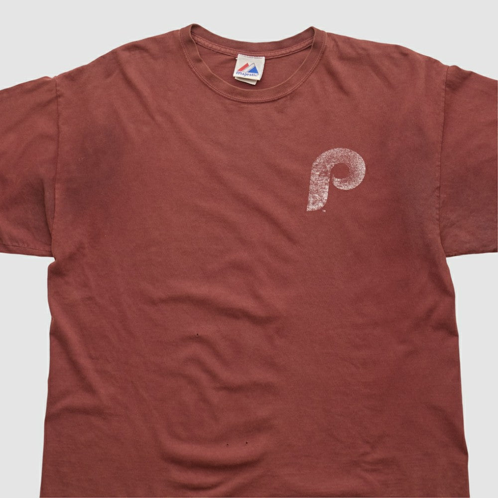 Maroon Philadelphia Phillies Majestic 2010s T-shirt