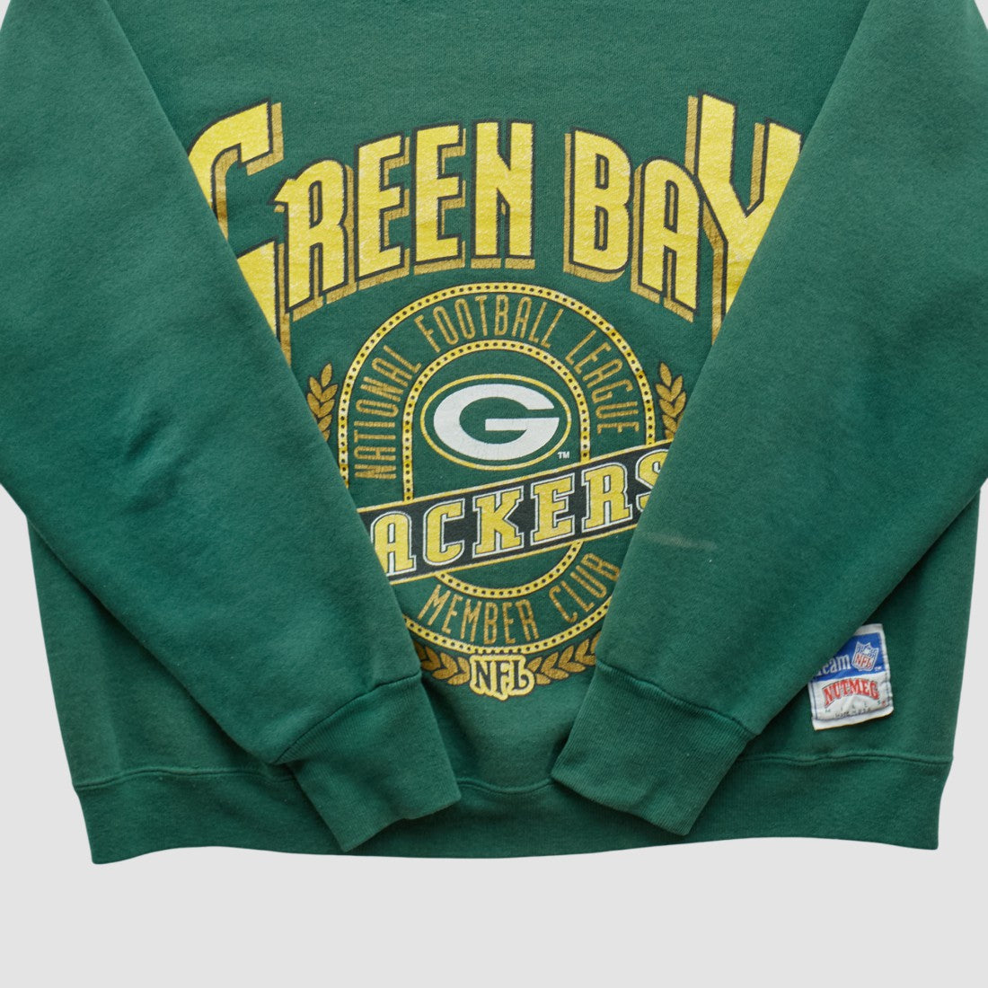 Nutmeg Mills 90s Sweatshirt - Green Bay Packers Sweatshirts