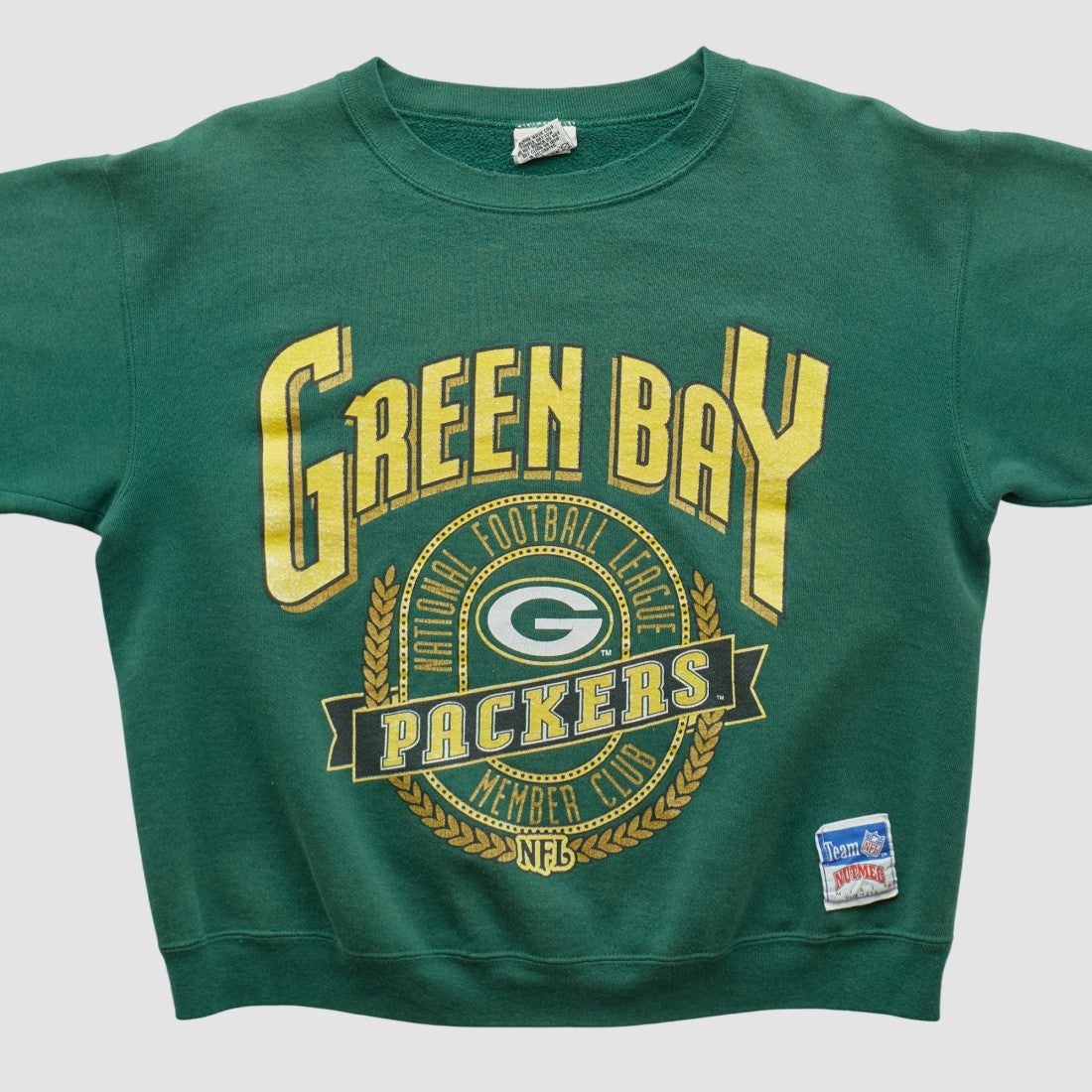 Nutmeg Mills 90s Sweatshirt - Green Bay Packers Sweatshirts