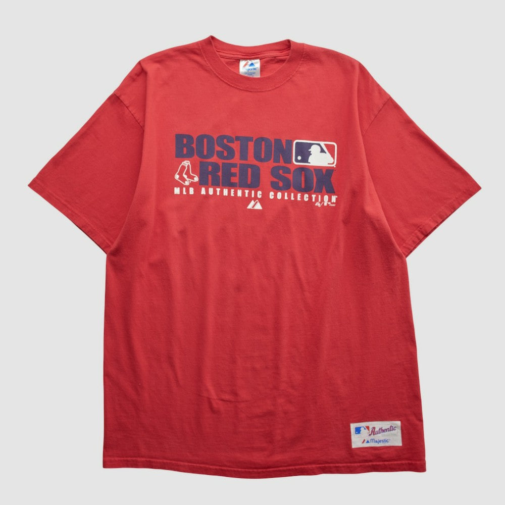Red Boston Red Sox Majestic 2007 T-shirt