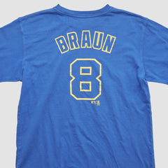 Blue Milwaukee Brewers Majestic 2000s T-shirt