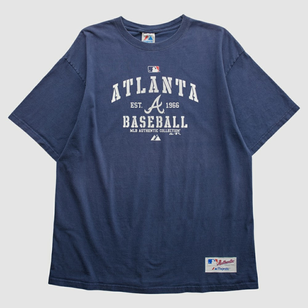 Navy Atlanta Braves Majestic 2010 T-shirt
