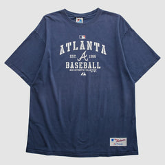 Navy Atlanta Braves Majestic 2010 T-shirt