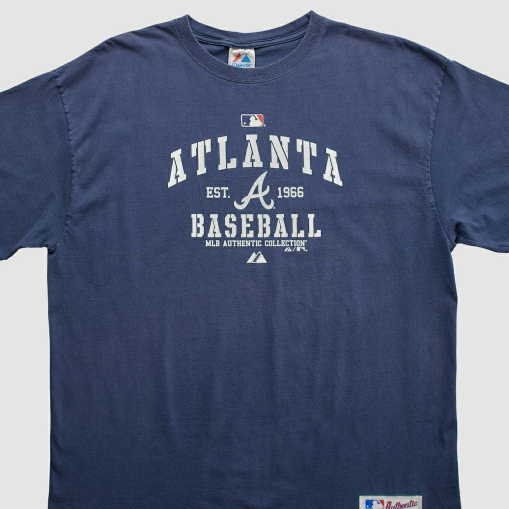 Navy Atlanta Braves Majestic 2010 T-shirt
