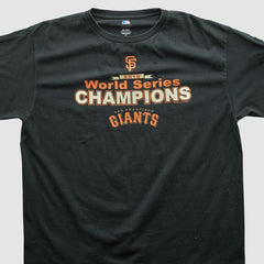 Black San Francisco Giants Genuine Merchandise 2010 T-shirt
