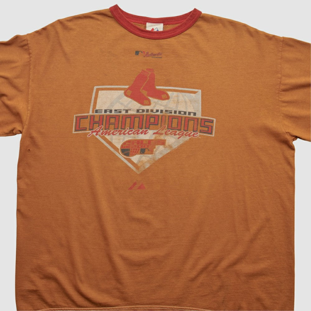 Orange Boston Red Sox Majestic 2005 T-shirt