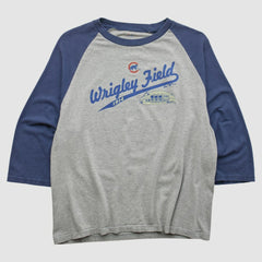 Heather Gray Chicago Cubs Majestic 2009 T-shirt