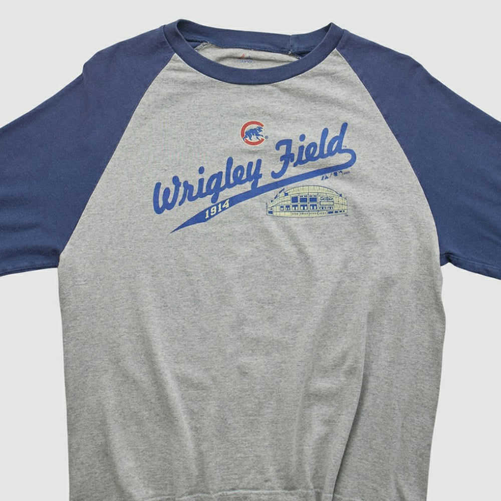 Heather Gray Chicago Cubs Majestic 2009 T-shirt