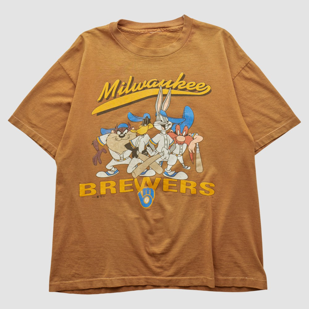 Brown Milwaukee Brewers 1993 T-shirt