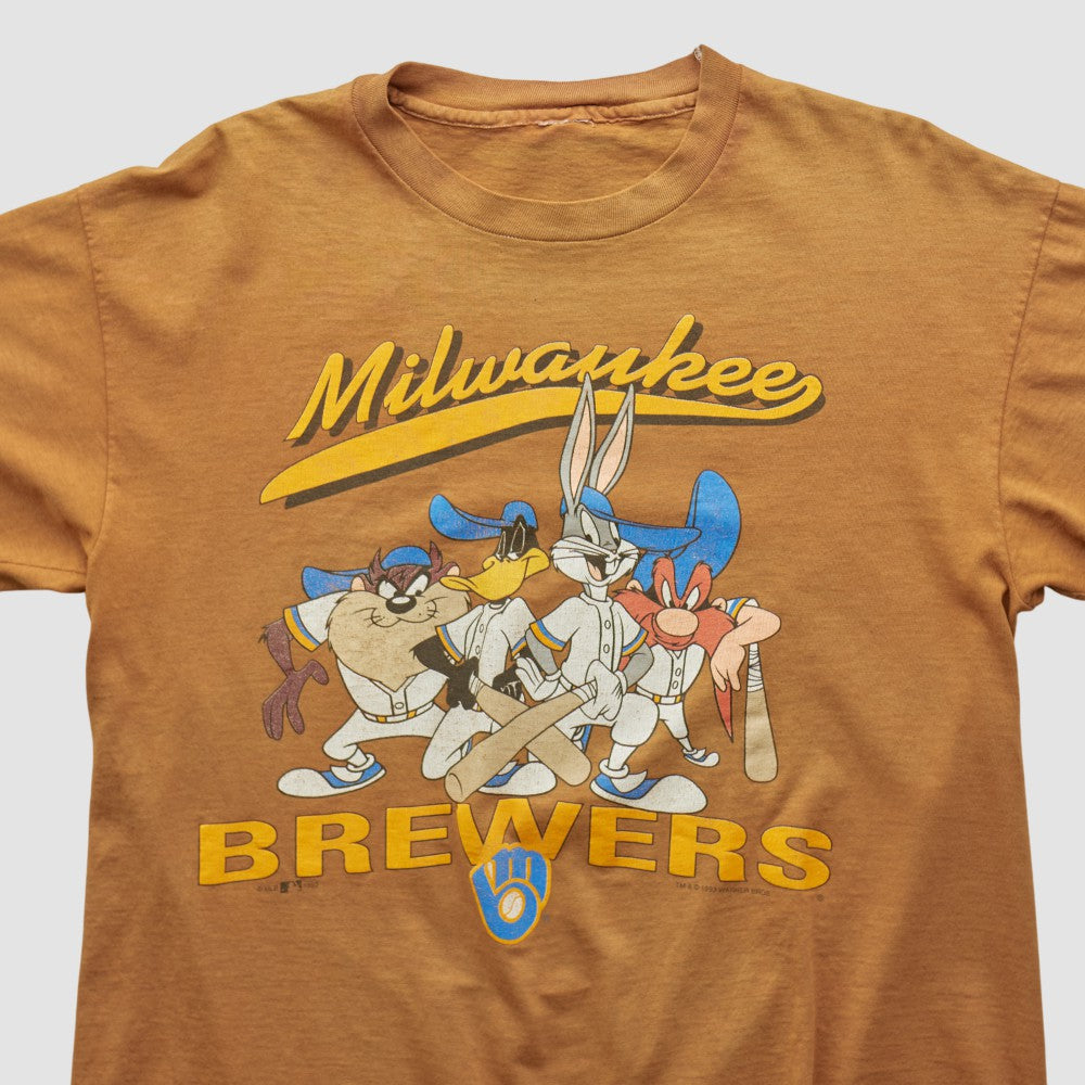 Brown Milwaukee Brewers 1993 T-shirt
