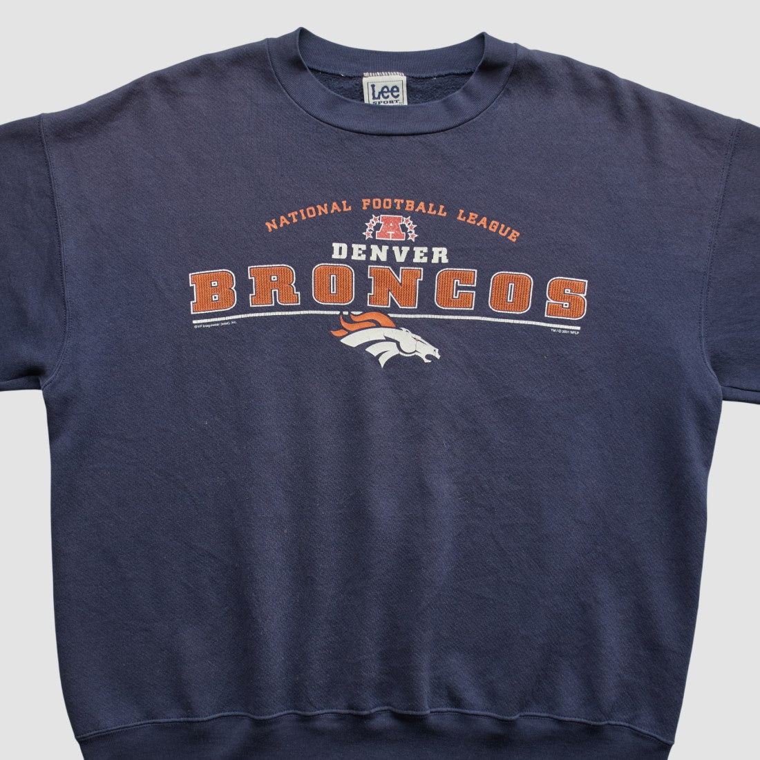 Lee Apparel 2001 Pullover Sweatshirt - Denver Broncos Pullover