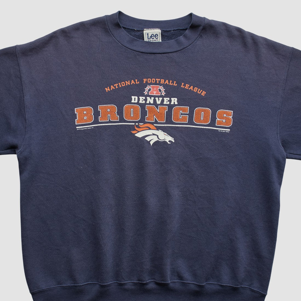 Lee Apparel 2001 Pullover Sweatshirt - Denver Broncos Pullover