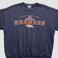 Lee Apparel 2001 Pullover Sweatshirt - Denver Broncos Pullover
