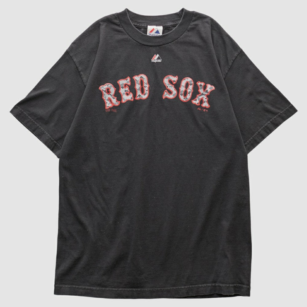 Black Boston Red Sox Majestic 2010s T-shirt