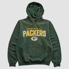Reebok 2000s Hooded Pullover Sweatshirt - Green Bay Packers Pullover