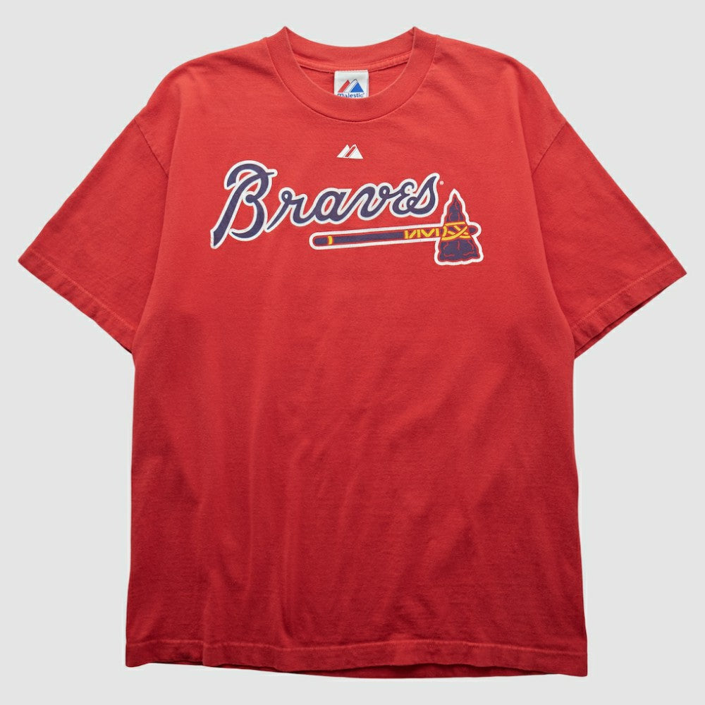Red Atlanta Braves Majestic 2010 T-shirt