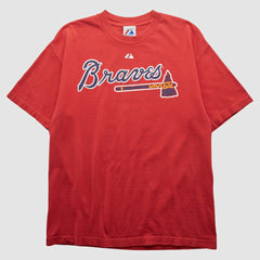 Red Atlanta Braves Majestic 2010 T-shirt