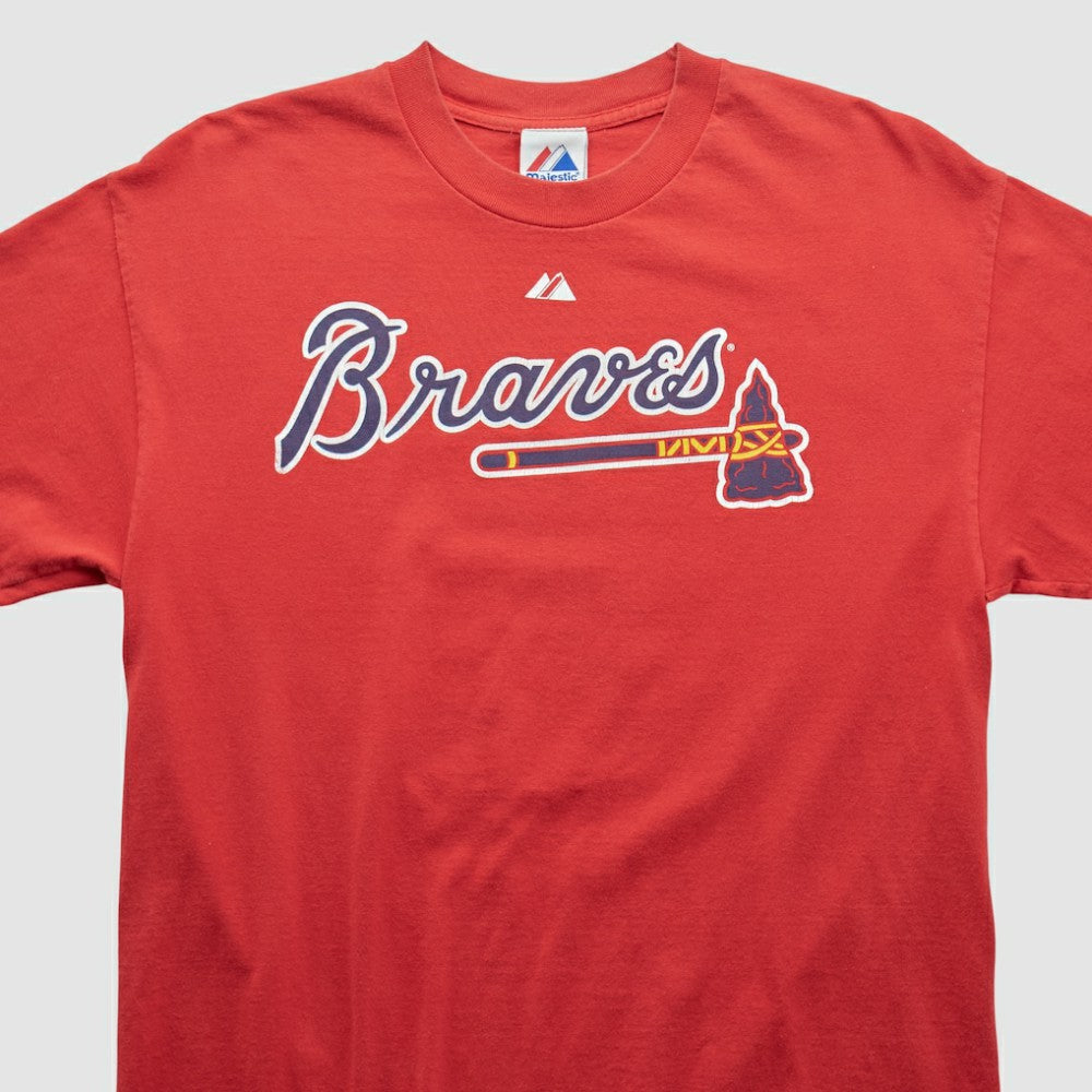 Red Atlanta Braves Majestic 2010 T-shirt