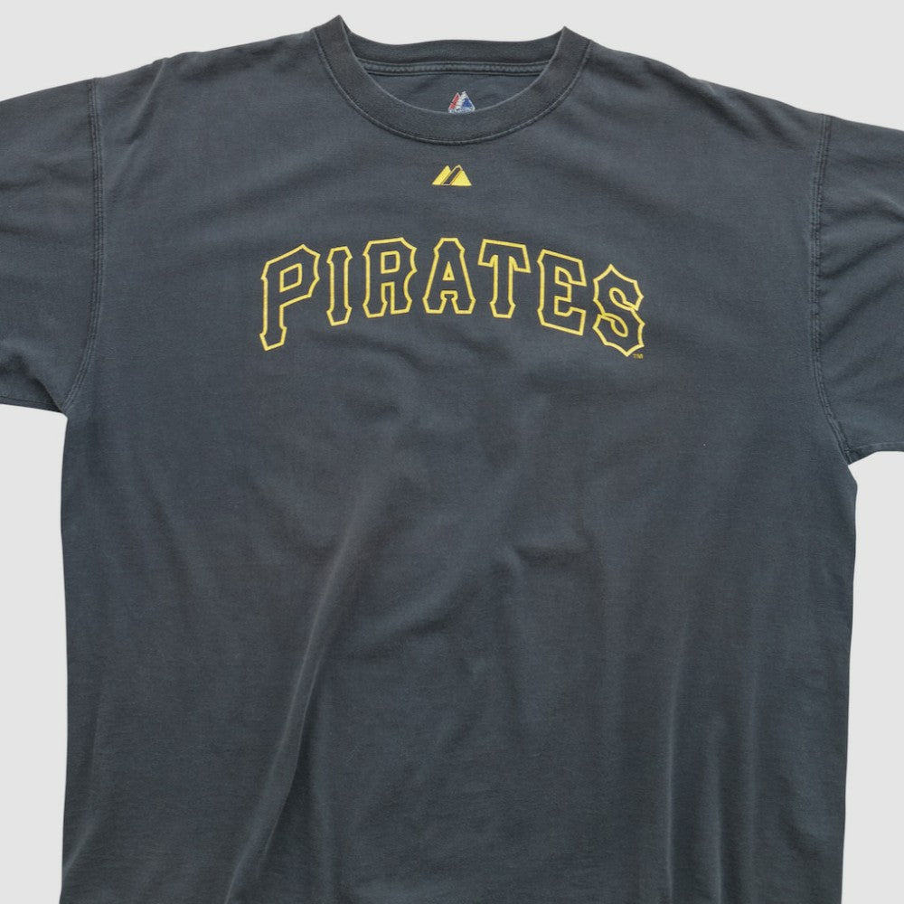 Charcoal Pittsburgh Pirates Majestic 2000s T-shirt