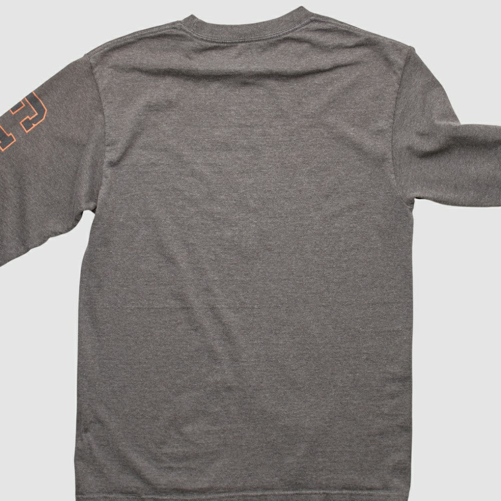 Dark Heather Gray San Francisco Giants MLB 2000s Long Sleeve T-shirt