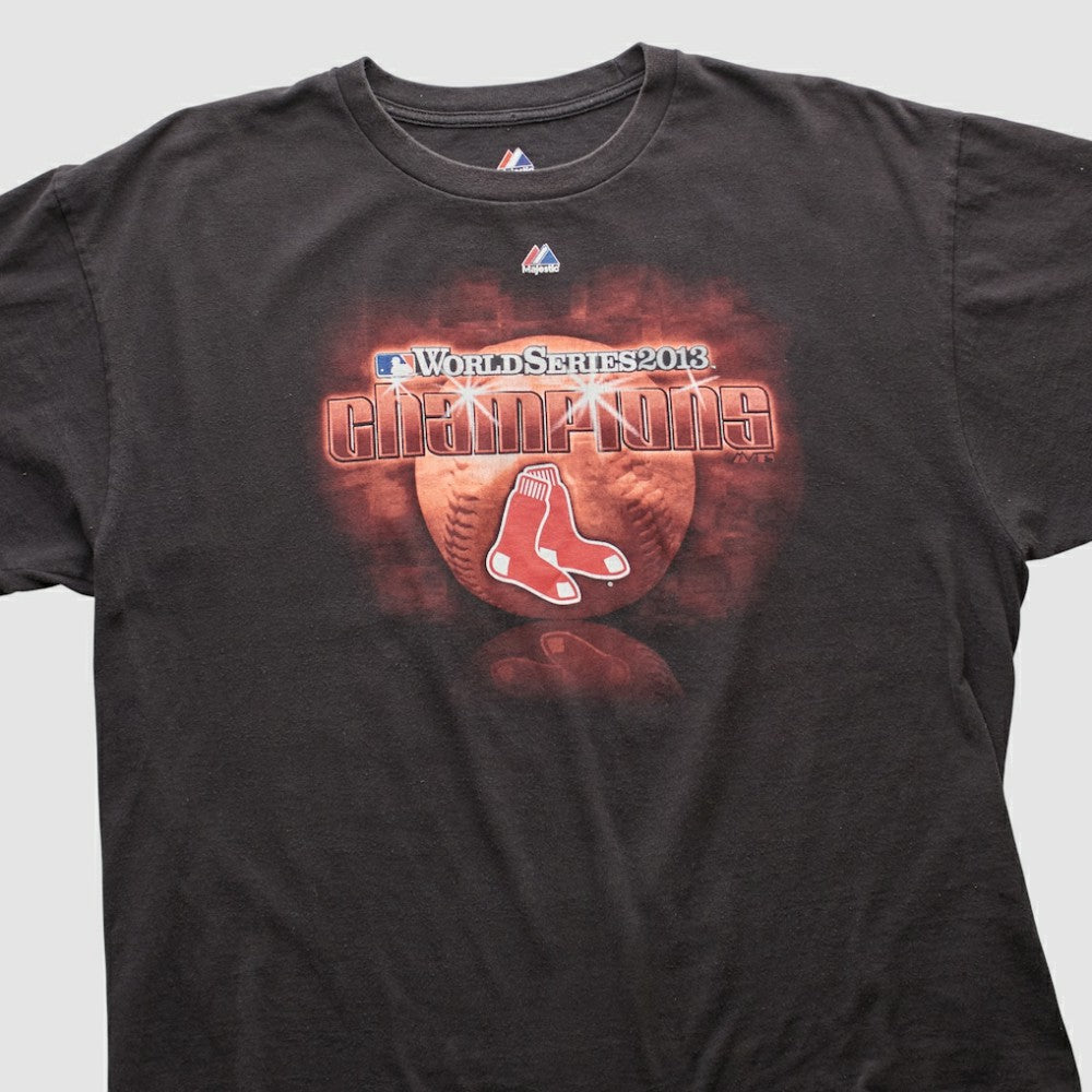 Black Boston Red Sox Majestic 2013 T-shirt
