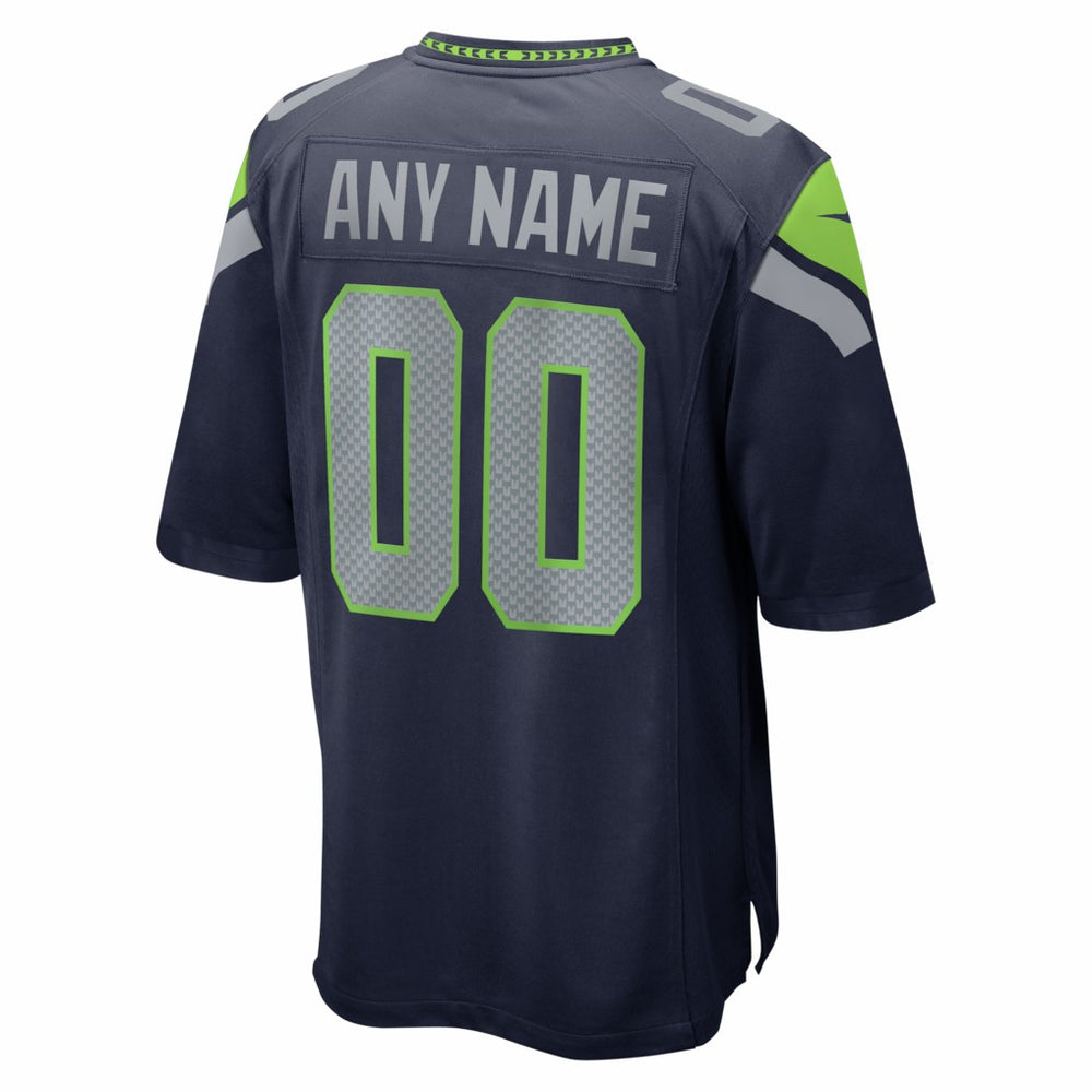 Super Bowl LX Patch Custom Game Jersey - Seattle Seahawks Jerseys