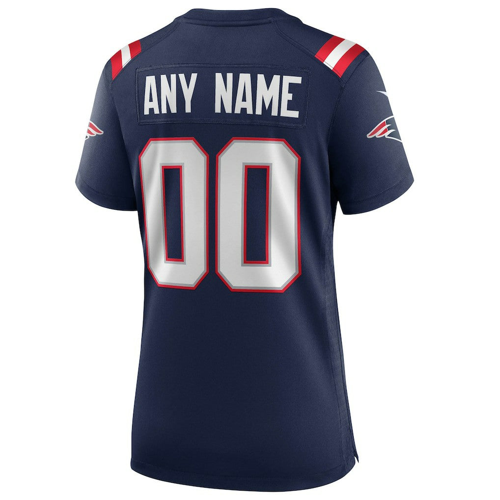 Women's Super Bowl LX Patch Custom Game Jersey - New England Patriots Jerseys