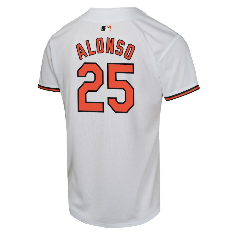 White Pete Alonso Baltimore Orioles Nike Youth Game Player Jersey