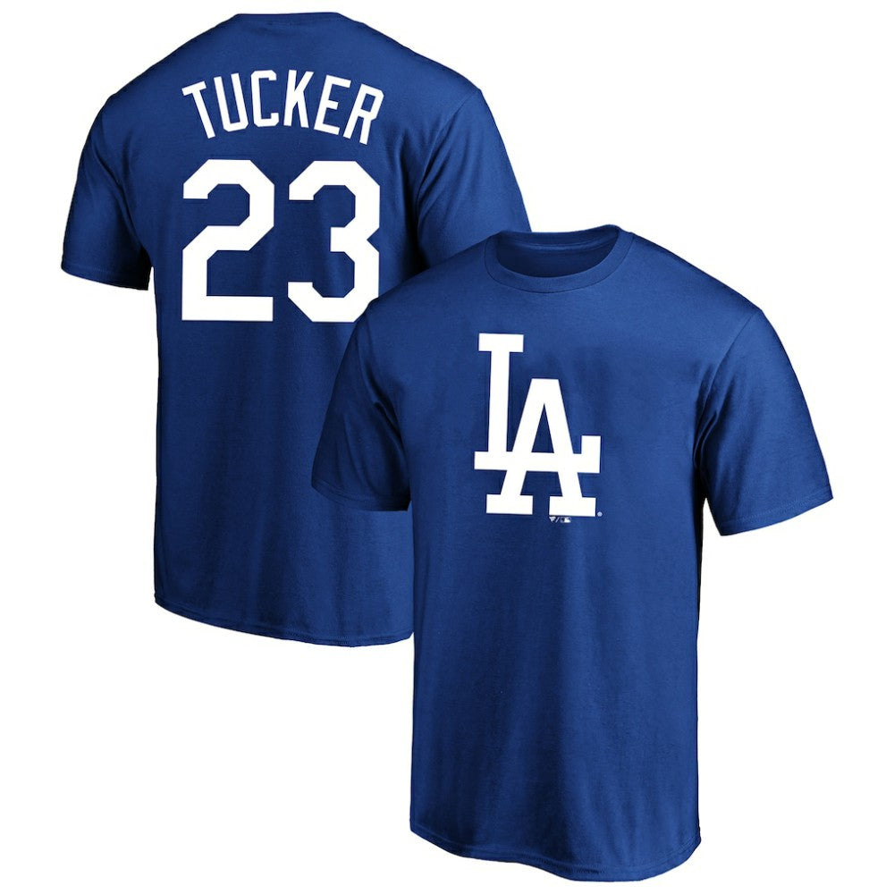 Royal Kyle Tucker Los Angeles Dodgers Profile Big & Tall Player Name & Number T-Shirt