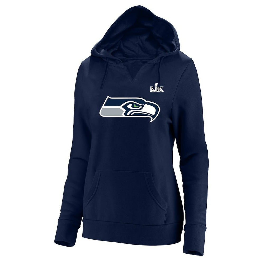 Jaxon Smith-Njigba  Women's Super Bowl LX Champions Plus Size Name & Number Fleece Hoodie - Seattle Seahawks Hoodies