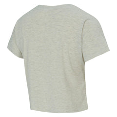 Cream Detroit Tigers Concepts Sport Women's Birch Cropped T-Shirt