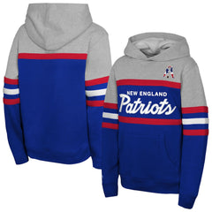 Throwback Head Coach Pullover Hoodie - New England Patriots Hoodies