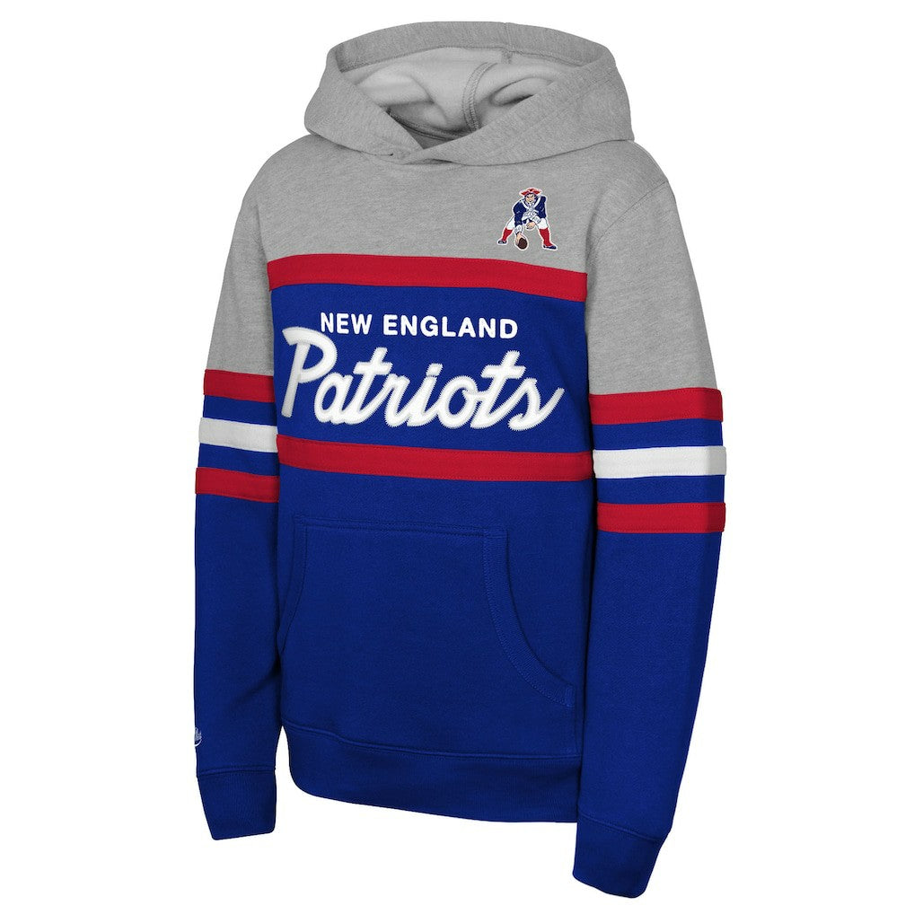 Throwback Head Coach Pullover Hoodie - New England Patriots Hoodies