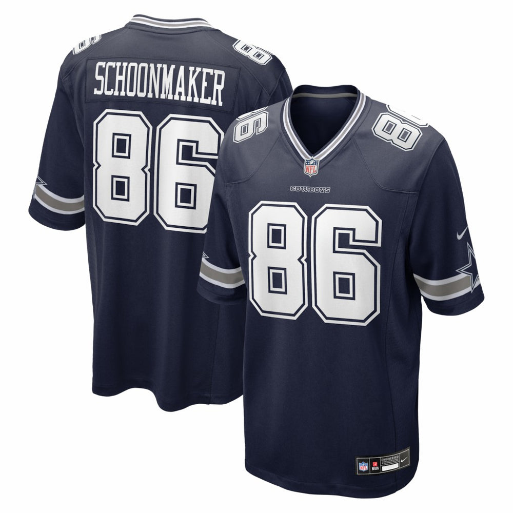 Luke Schoonmaker  Team Game Jersey - Dallas Cowboys Jerseys