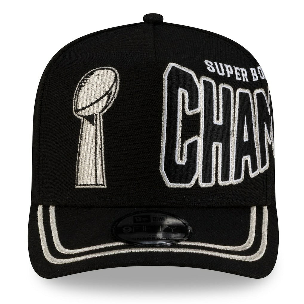 Super Bowl LX Champions Parade A-Frame 9FIFTY Snapback Hat - Seattle Seahawks Hats