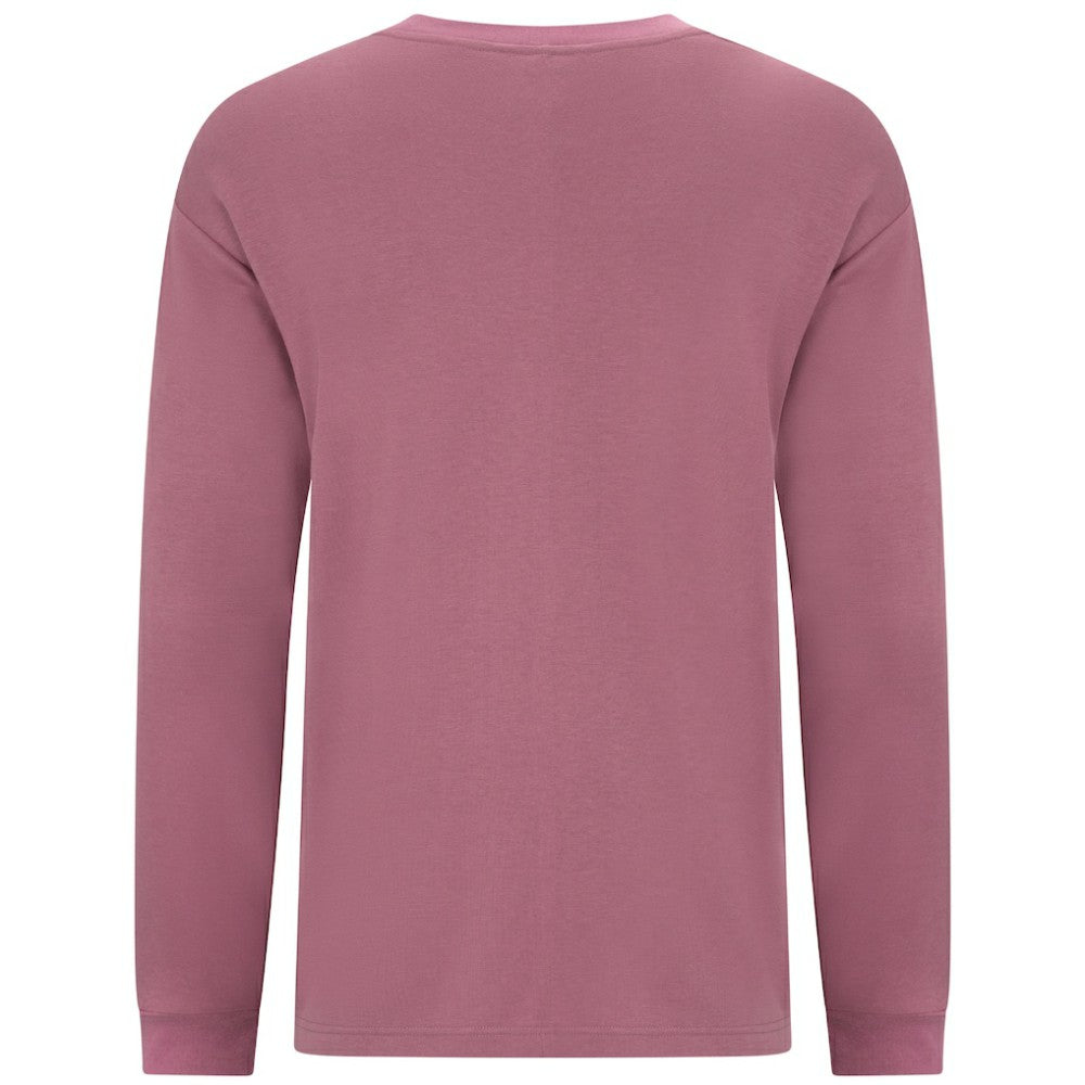 Pink Chicago Cubs Levelwear Bridal Rose Luxe Signature Long Sleeve T-Shirt