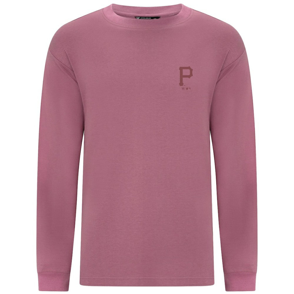Pink Pittsburgh Pirates Levelwear Bridal Rose Luxe Signature Long Sleeve T-Shirt