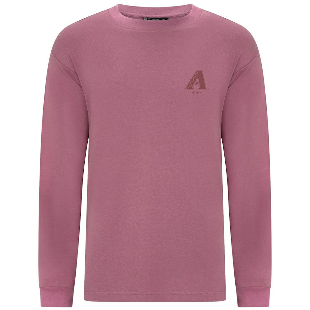 Pink Arizona Diamondbacks Levelwear Bridal Rose Luxe Signature Long Sleeve T-Shirt