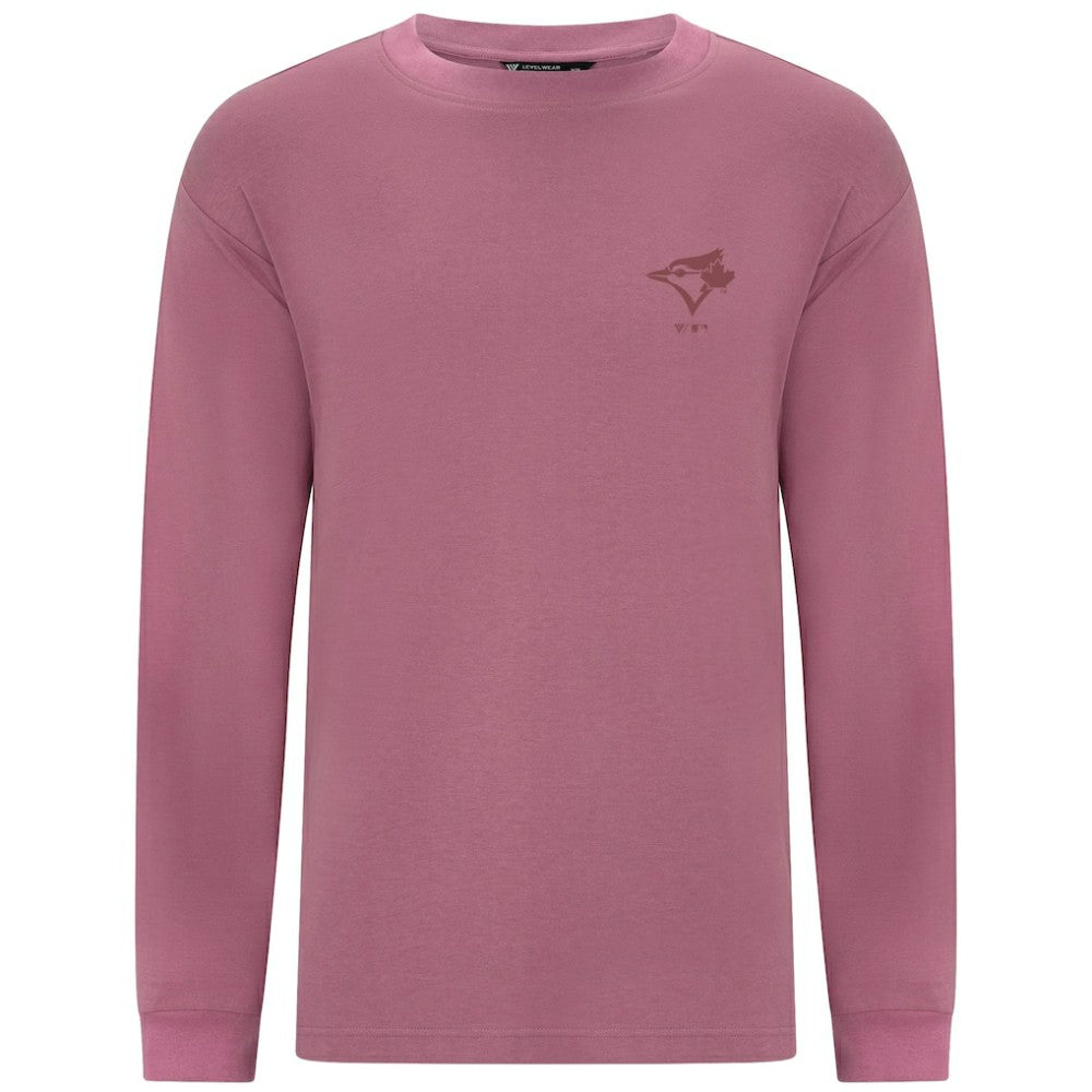 Pink Toronto Blue Jays Levelwear Bridal Rose Luxe Signature Long Sleeve T-Shirt