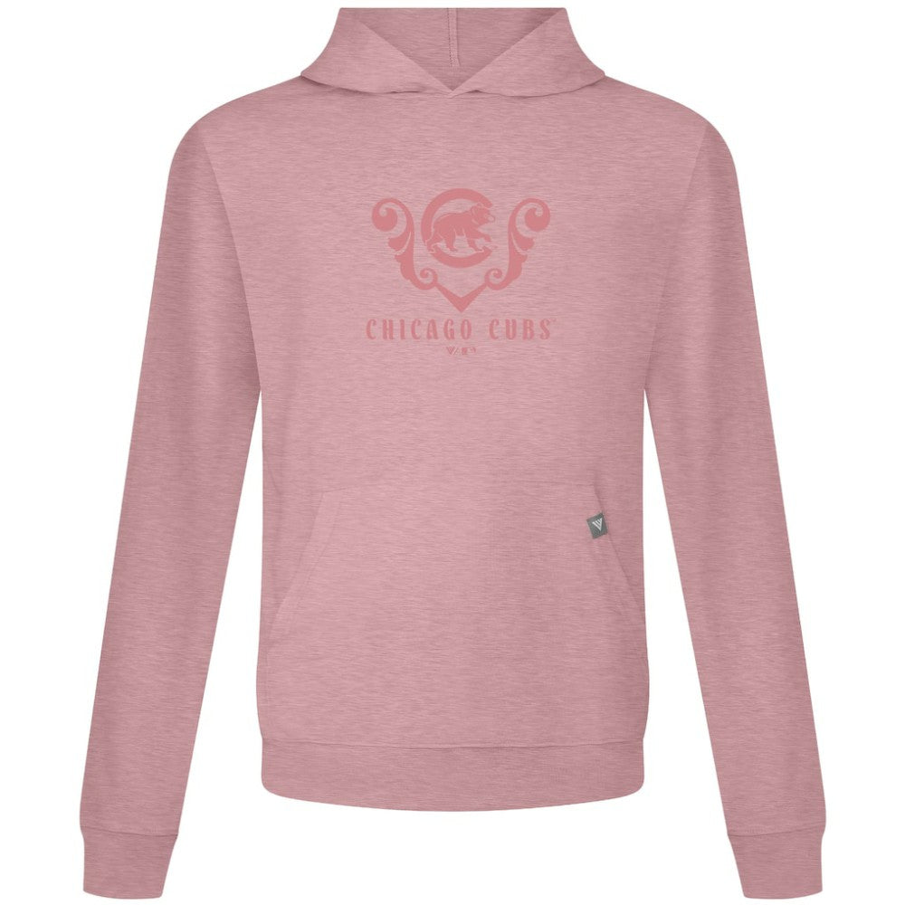 Pink Chicago Cubs Levelwear Bridal Rose Relay Pullover Hoodie