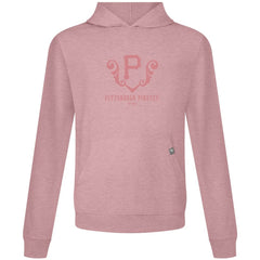 Pink Pittsburgh Pirates Levelwear Bridal Rose Relay Pullover Hoodie