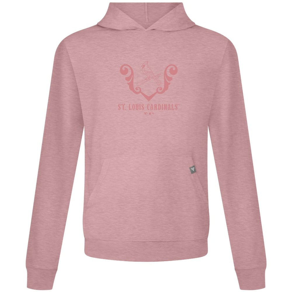 Pink St. Louis Cardinals Levelwear Bridal Rose Relay Pullover Hoodie