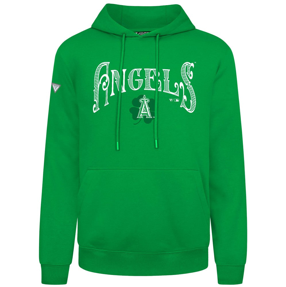 Green Los Angeles Angels Levelwear St. Patrick's Day Podium Hoodie
