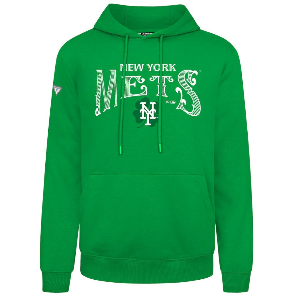 Green New York Mets Levelwear St. Patrick's Day Podium Hoodie
