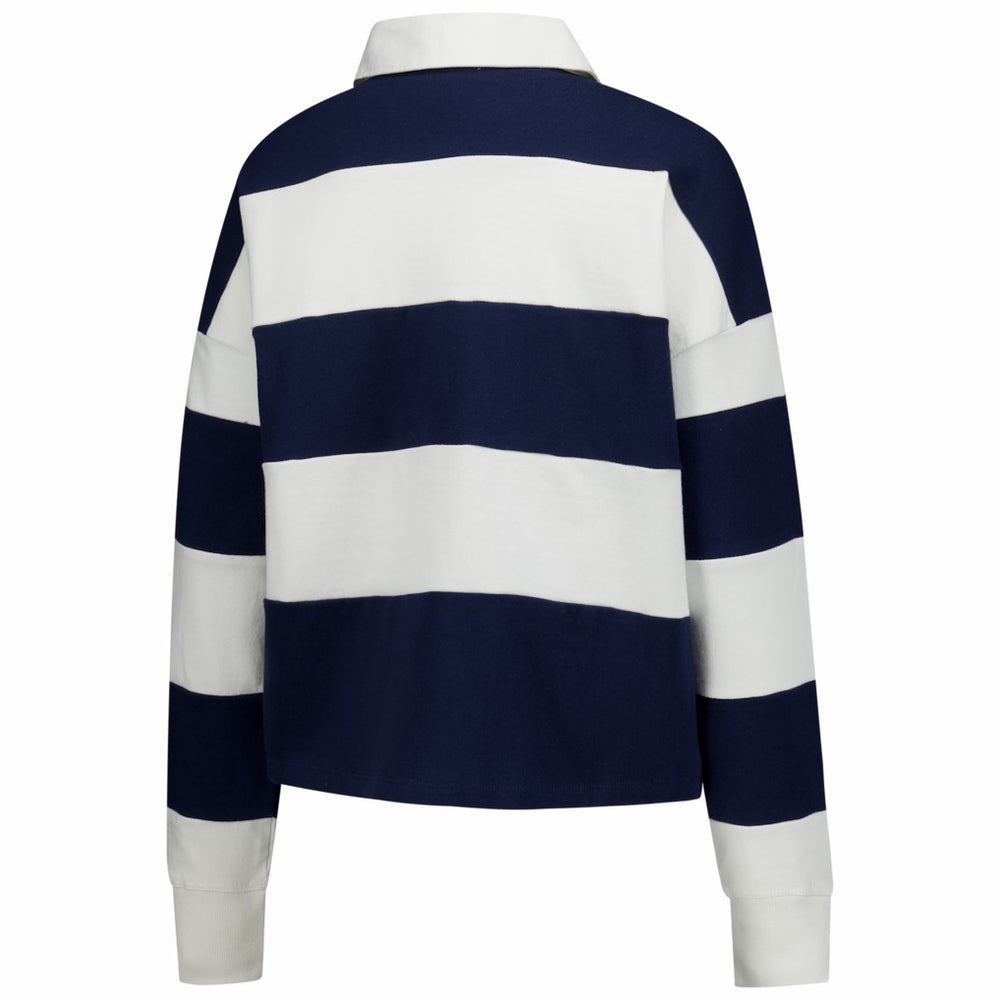 '47 Women's Clubhouse Hall Raven Rugby Long Sleeve T-Shirt - New England Patriots T-shirts