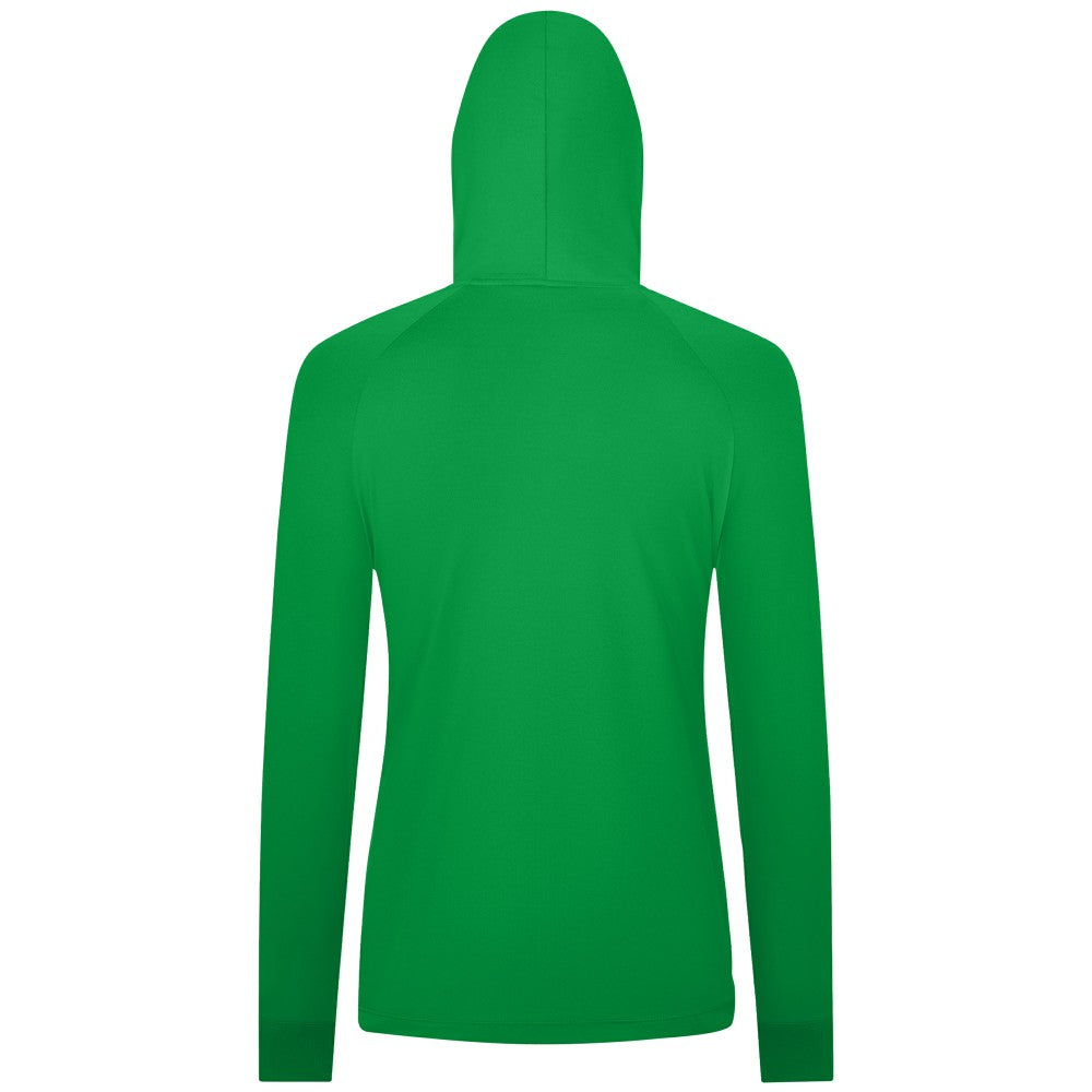 Green Kansas City Royals Levelwear Women's St. Patrick's Day Slender Raglan Hoodie